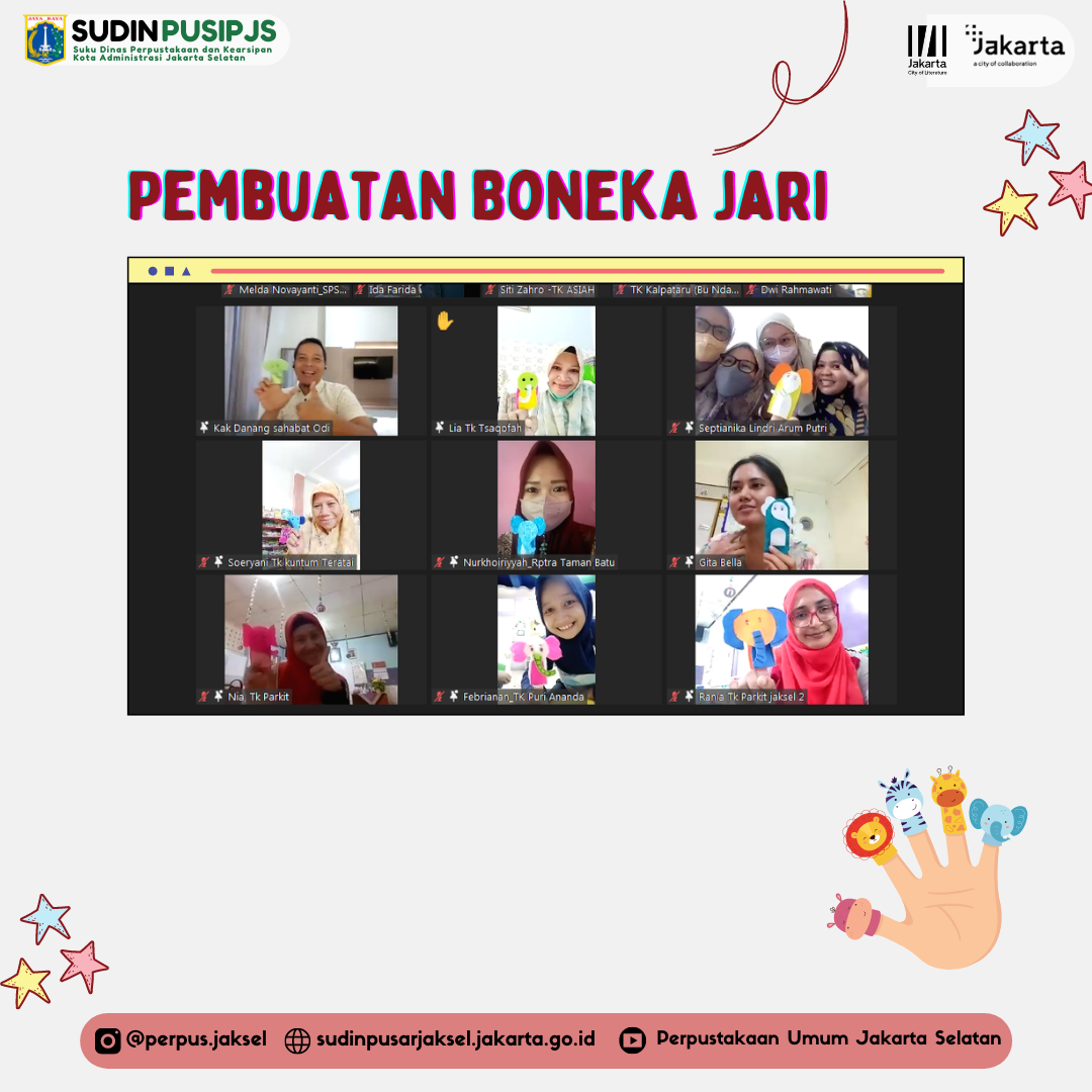 Workshop Mendongeng Dan Pelatihan Membuat Boneka Jari